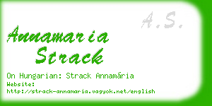 annamaria strack business card